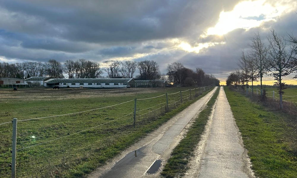 Anfahrt zum Parkplatz